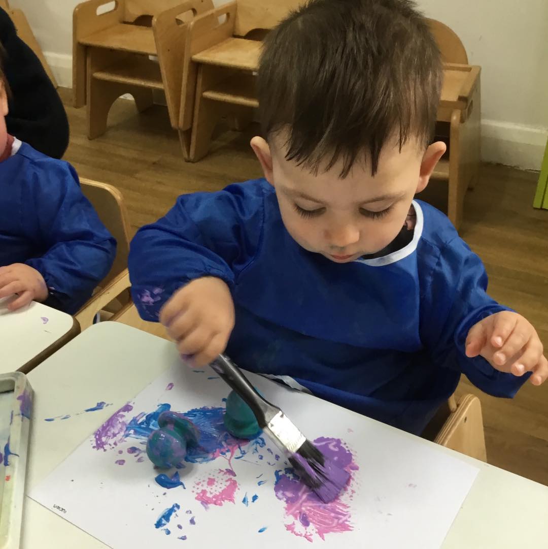 Painting in Baby Moons