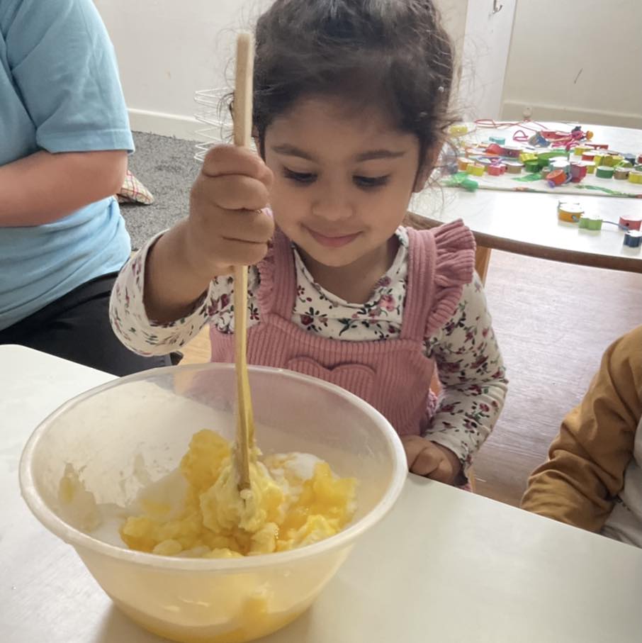 Baking in Mini Moons!